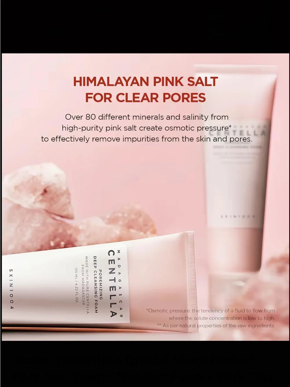 SKIN1004 Madagascar Centella Pink Gentle Cleansing & Exfoliant Set - Pink